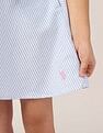 U.S. Polo Assn. Kids Girls Vertical Striped A-Line Dress