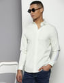 Calvin Klein Brand Tape Sleeve Slim Shirt