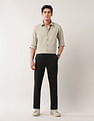 Arrow Newyork Mid Rise Dobby Trousers