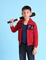 U.S. Polo Assn. Kids Boys Brand Printed Hooded Sweatshirt