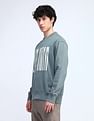Flying Machine Relaxed Fit Printed Sweatshirt