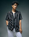 Flying Machine Vertical Striped Original Cuban Shirt