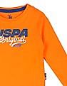 U.S. Polo Assn. Kids Long Sleeve Brand Print T-Shirt