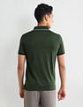Arrow Textured pattern Regular Fit Polo Shirt