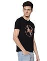 AD by Arvind Crew Neck Graphic Print T-Shirt
