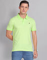 AD by Arvind Cotton Slim Fit Polo Shirt
