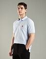 Tommy Hilfiger Solid Regular-Fit Cotton Polo T-Shirt