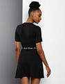 Calvin Klein Brand Tape Solid Dress