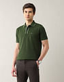 Arrow Sport Textured Pure Cotton Polo Shirt