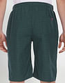 USPA Innerwear Pure Cotton Checked I692 Bermudas - Pack Of 1
