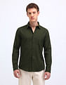 Flying Machine Textured Slim Fit Shirt