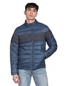 Flying Machine High Neck Two Tone Padded Jacket