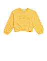 U.S. Polo Assn. Kids Girls Crew Neck Printed Sweatshirt