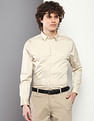 Calvin Klein Jeans Solid Satin Casual Shirt