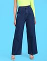 Flying Machine Women Baggy Fit High Rise Jeans