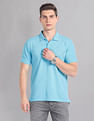 AD by Arvind Embroidered Logo Profound Polo Shirt