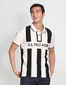 U.S. Polo Assn. Denim Co. Iconic Vertical Stripe Polo Shirt