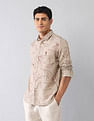 U.S. Polo Assn. Denim Co. Tropical Printed Poplin Regular Fit Shirt