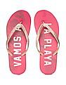 Aeropostale Printed Flip-Flops