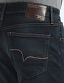 Flying Machine Slash Slim Tapered Fit Dark Wash Jeans