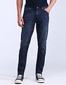 Flying Machine Slash Slim Tapered Washed Jeans