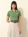 U.S. Polo Assn. Women Regular Fit Solid Polo Shirt