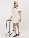Tommy Hilfiger Tweed Co-Mix Short Shift Dress