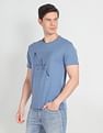 Arrow Newyork Brand Print Crew Neck T-Shirt