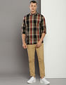 Tommy Hilfiger Pure Cotton Tonal Plaid Check Shirt