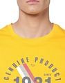 AD by Arvind Crew Neck Graphic Print T-Shirt