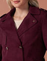 U.S. Polo Assn. Women Longline Lapel Collar Jacket