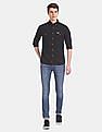 U.S. Polo Assn. Denim Co. Button Down Collar Solid Casual Shirt