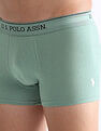 U.S. Polo Assn. Mid Rise Solid OET15 Trunks - Pack Of 3