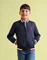 U.S. Polo Assn. Kids Reversible Zip Up Bomber Jacket