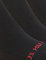 USPA Innerwear Aloe Finish No Show ES001 Socks - Pack Of 3