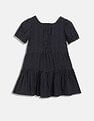 Tommy Hilfiger Kids Girls Printed Regular-Fit Viscose Dress
