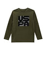 U.S. Polo Assn. Kids Boys Cotton Flip Sequin T-Shirt