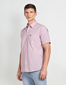Arrow Sports Horizontal Stripe Slim Fit Shirt
