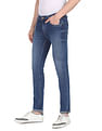 AD by Arvind Stone Wash Skinny Fit Stretch Jeans