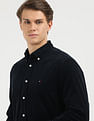 Tommy Hilfiger Solid Corduroy Regular Fit  Shirt