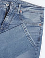 Flying Machine Mid Rise Slash Slim Tapered Jeans