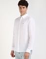 Tommy Hilfiger Solid Regular-Fit Linen Shirt