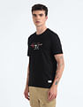 Flying Machine Dragon Logo Cotton T-Shirt