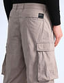 Flying Machine Mid Rise Relaxed Fit Trousers