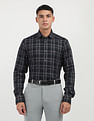 Tommy Hilfiger Large Melange Slim Fit Checked Shirt