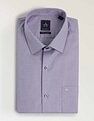 Arrow Textured Manhattan Slim Fit Shirt