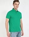 Tommy Hilfiger Solid Regular-Fit Cotton Polo Shirt
