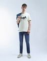 Flying Machine Flex Knit-Max Slash Slim Tapered Jeans