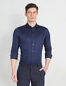 Arrow Newyork Manhattan Slim Self Design Shirt