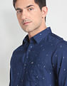 Arrow Sports Pure Cotton Floral Print Casual Shirt
